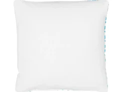 Online Beliani Cuscino decorativo RADZKOT Cotone 40 x 40 cm Blu Bianco Blu Nero