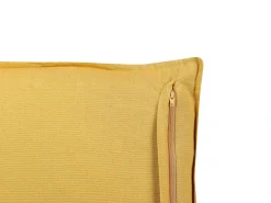 Sale Beliani Cuscino decorativo RAPIS Velluto 45 x 45 cm Trama geometrica Giallo