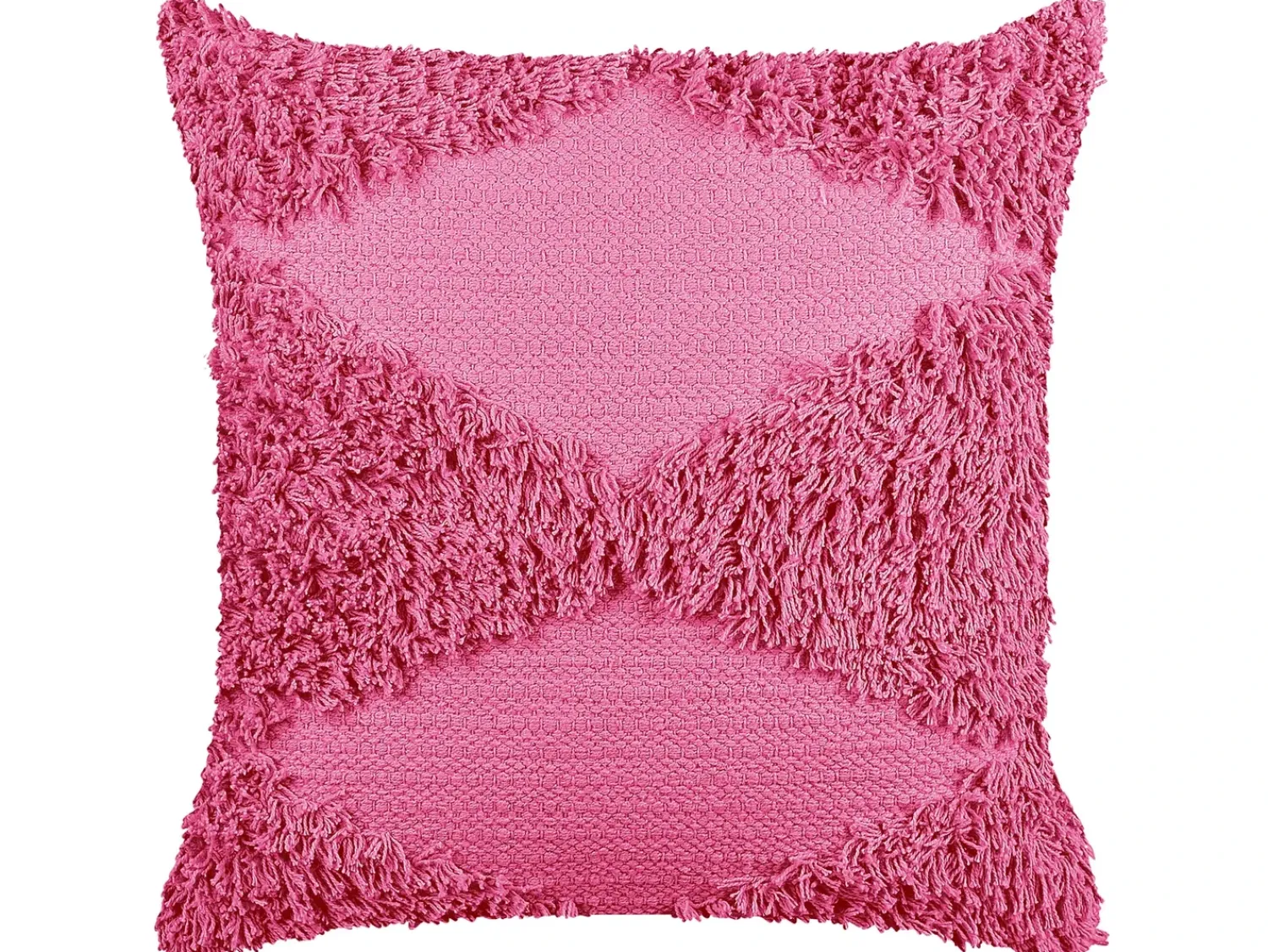 Online Beliani Cuscino decorativo RHOEO Cotone 45 x 45 cm Rosa