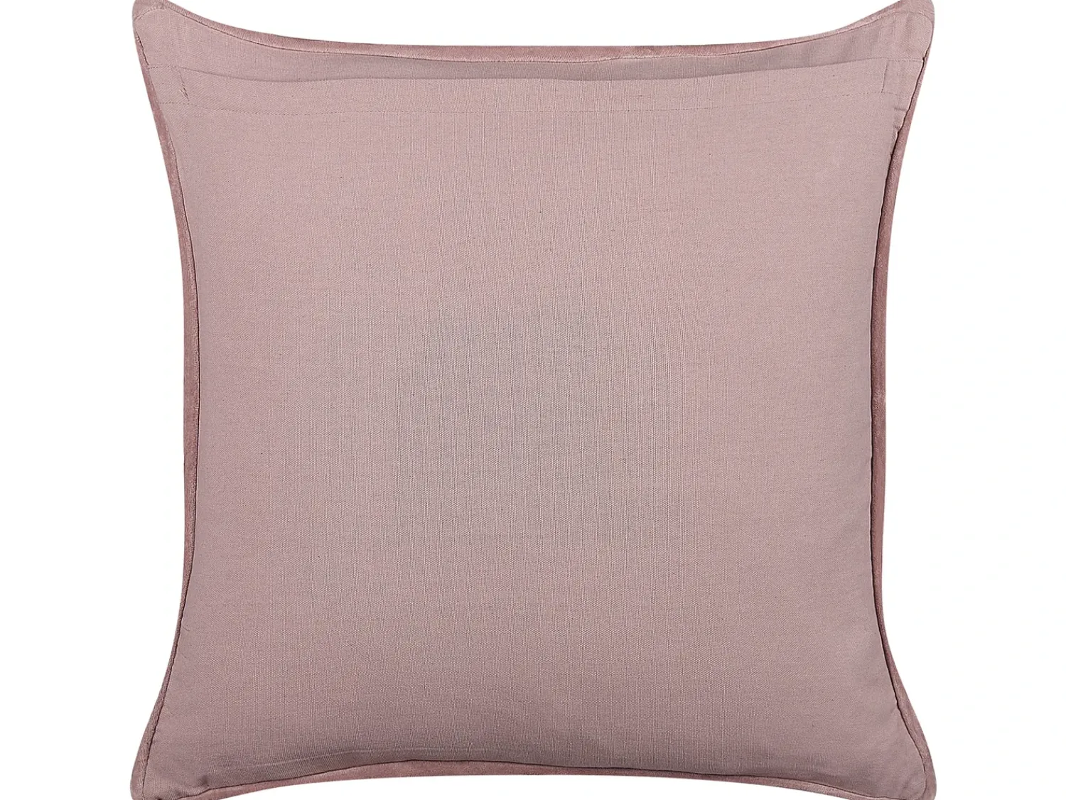 Outlet Beliani Cuscino decorativo ROMNEYA Velluto 45 x 45 cm Trama floreale Rosa