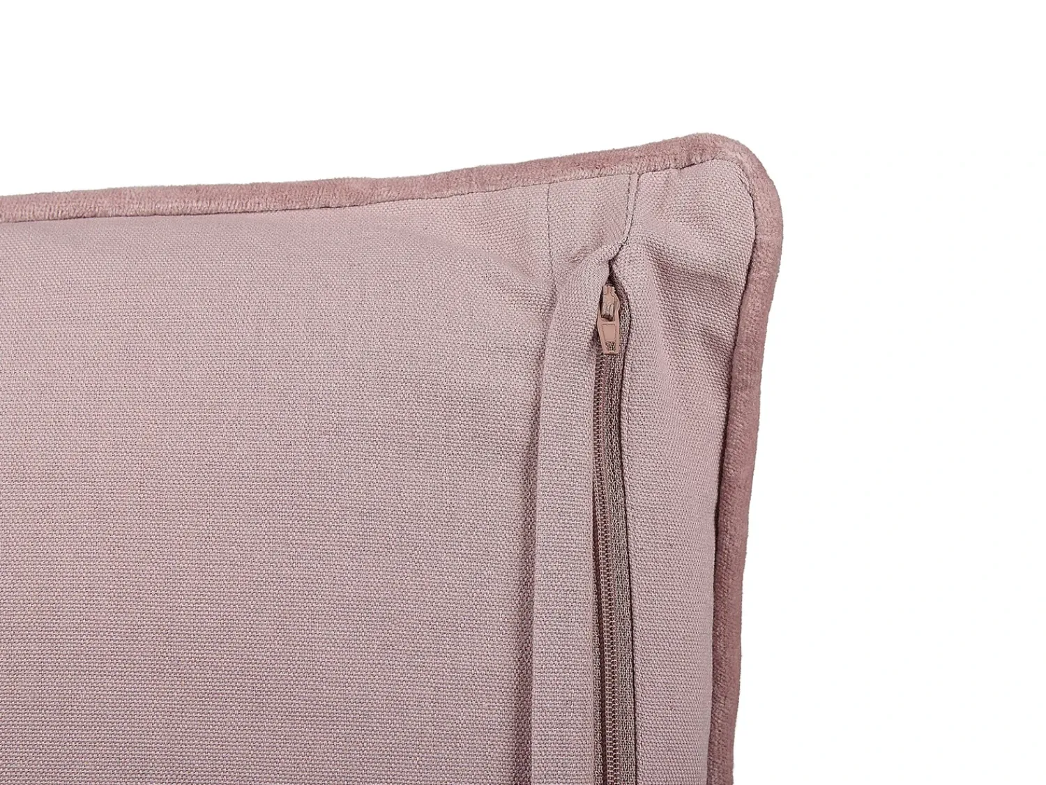 Outlet Beliani Cuscino decorativo ROMNEYA Velluto 45 x 45 cm Trama floreale Rosa