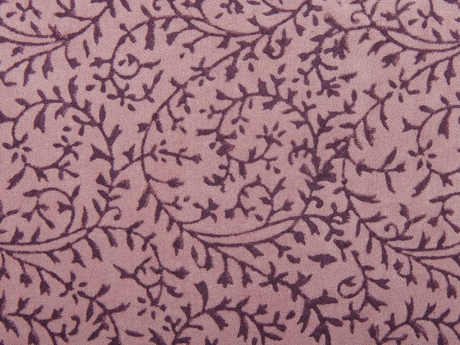 Outlet Beliani Cuscino decorativo ROMNEYA Velluto 45 x 45 cm Trama floreale Rosa