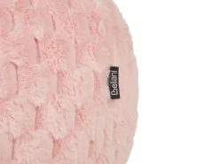 Clearance Beliani Cuscino decorativo ROSEA Finta pelliccia 30 x 30 cm Tinta unita Rosa
