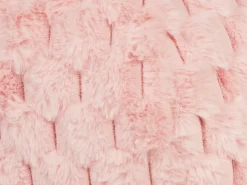 Clearance Beliani Cuscino decorativo ROSEA Finta pelliccia 30 x 30 cm Tinta unita Rosa