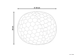 Clearance Beliani Cuscino decorativo ROSEA Finta pelliccia 30 x 30 cm Tinta unita Rosa