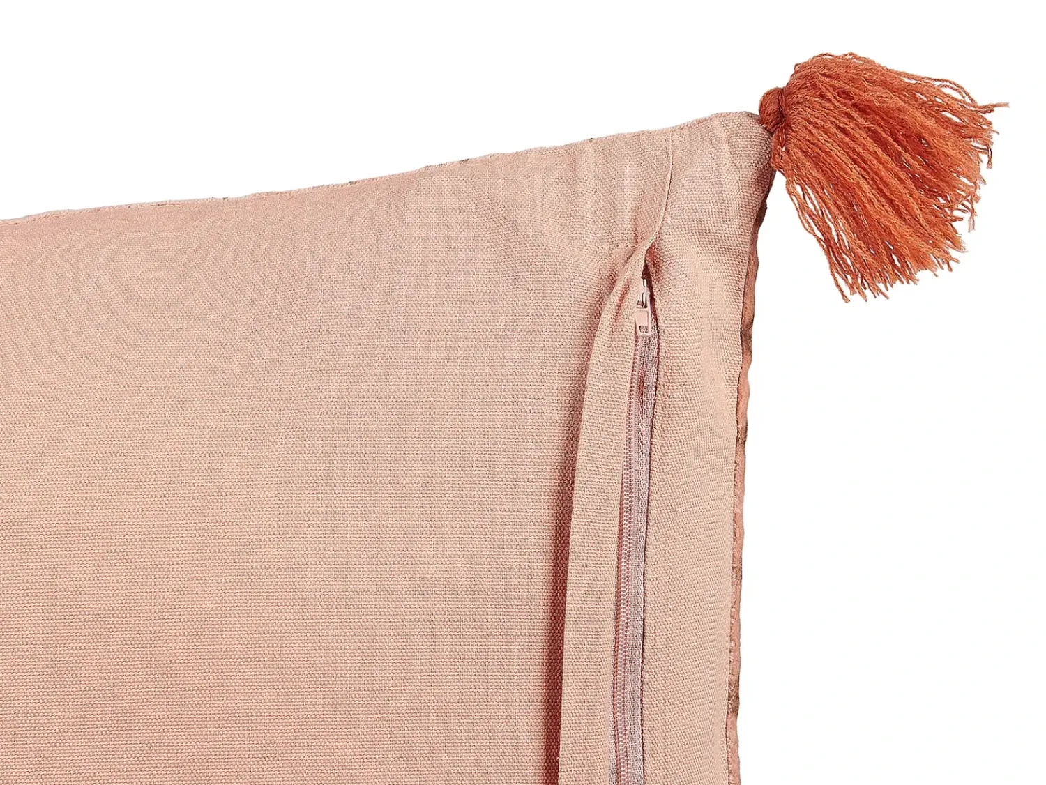 Best Beliani Cuscino decorativo RUMHORA Velluto 45 x 45 cm Trama floreale Rosa