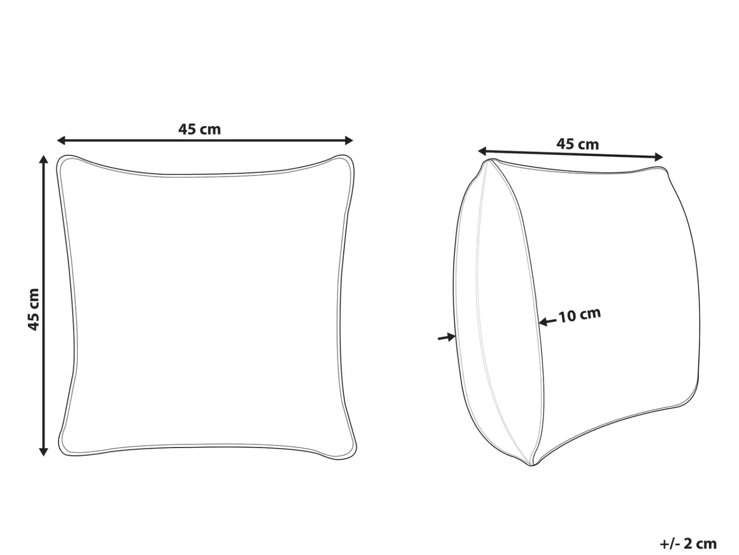 Best Beliani Cuscino decorativo RUMHORA Velluto 45 x 45 cm Trama floreale Rosa