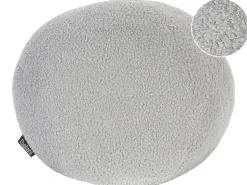Online Beliani Cuscino decorativo SALVIA Bouclé 30 x 30 cm Tinta unita Grigio
