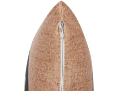 Sale Beliani Cuscino decorativo SEBES Velluto 45 x 45 cm Beige Trama astratta Beige Nero