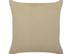 Hot Beliani Cuscino decorativo SENECIO Cotone 45 x 45 cm Beige Trama geometrica Bianco Beige