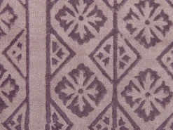 Online Beliani Cuscino decorativo SILYBUM Velluto 45 x 45 cm Trama geometrica Rosa