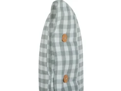 Discount Beliani Cuscino decorativo TALYA Verde menta Trama a scacchi Bianco Marrone Verde