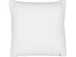 Best Beliani Cuscino decorativo WARANASI Cotone 45 x 45 cm Blu Bianco Blu Nero
