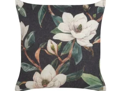 Sale Beliani Cuscino decorativo ZAHRIYE 45 x 45 cm Nero Trama floreale Nero Multicolore