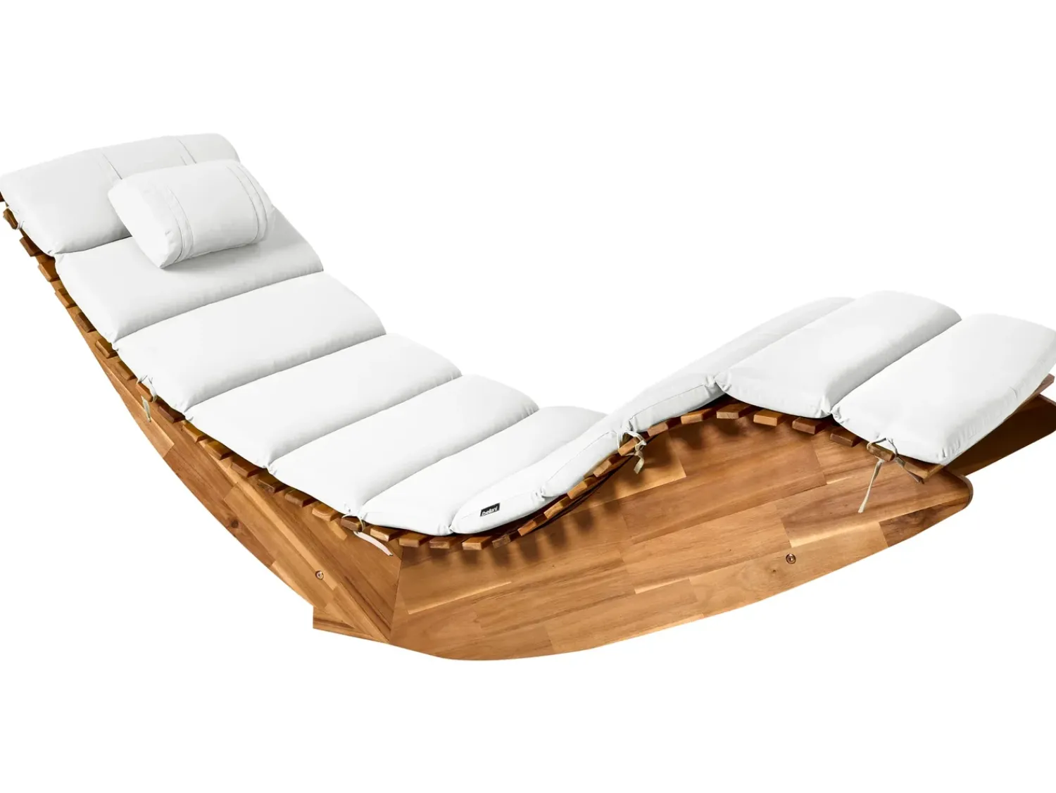 Hot Beliani Cuscino per sdraio BRESCIA PREMIUM 180 x 60 cm sporco Bianco