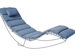Outlet Beliani BRESCIA PREMIUM 180 x 60 cm Blu