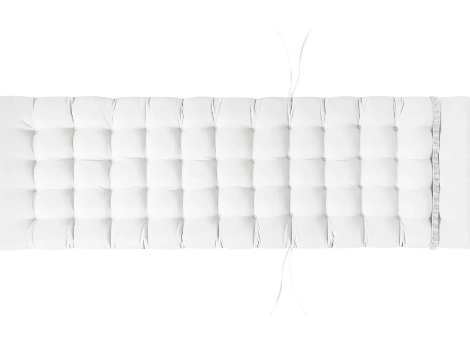 Clearance Beliani Cuscino per sdraio CESANA PREMIUM 192 x 56 cm sporco Bianco