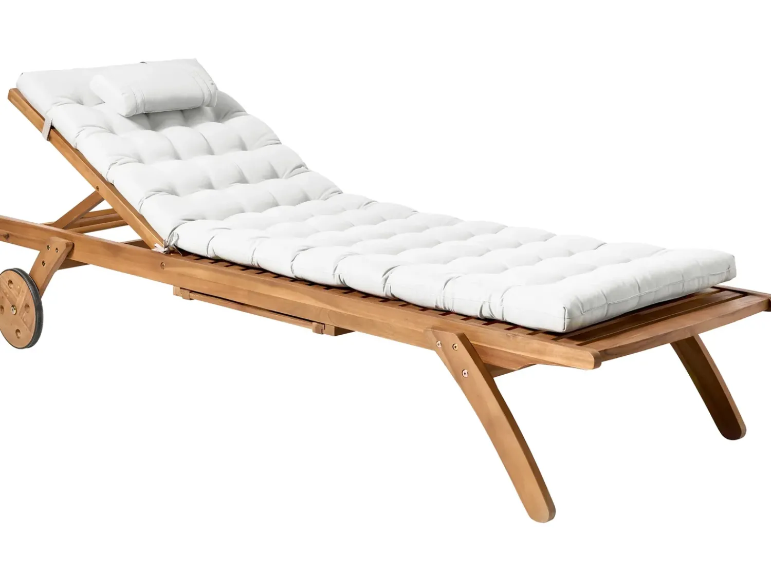 Clearance Beliani Cuscino per sdraio CESANA PREMIUM 192 x 56 cm sporco Bianco