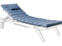 Discount Beliani CESANA PREMIUM 192 x 56 cm Blu