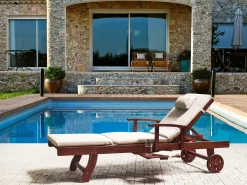 Beliani Cuscino per sdraio TOSCANA/JAVA/AMANTEA PREMIUM 189 x 58 cm Tortora Beige