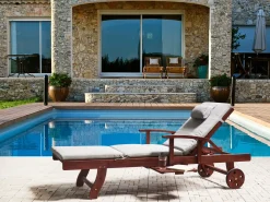 Sale Beliani Cuscino per sdraio TOSCANA/JAVA/AMANTEA PREMIUM 189 x 58 cm chiaro Grigio