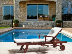 Online Beliani Cuscino per sdraio TOSCANA/JAVA/AMANTEA PREMIUM 189 x 58 cm sporco Bianco