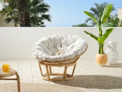 Discount Beliani Cuscino per sedia SALVO/ ORVIETO 127 x 127 cm chiaro Beige