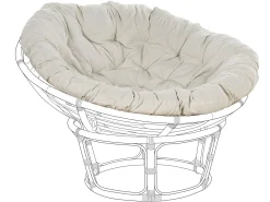Discount Beliani Cuscino per sedia SALVO/ ORVIETO 127 x 127 cm chiaro Beige