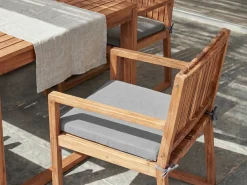 Outlet Beliani SASSARI PREMIUM 46 x 46 cm chiaro Grigio