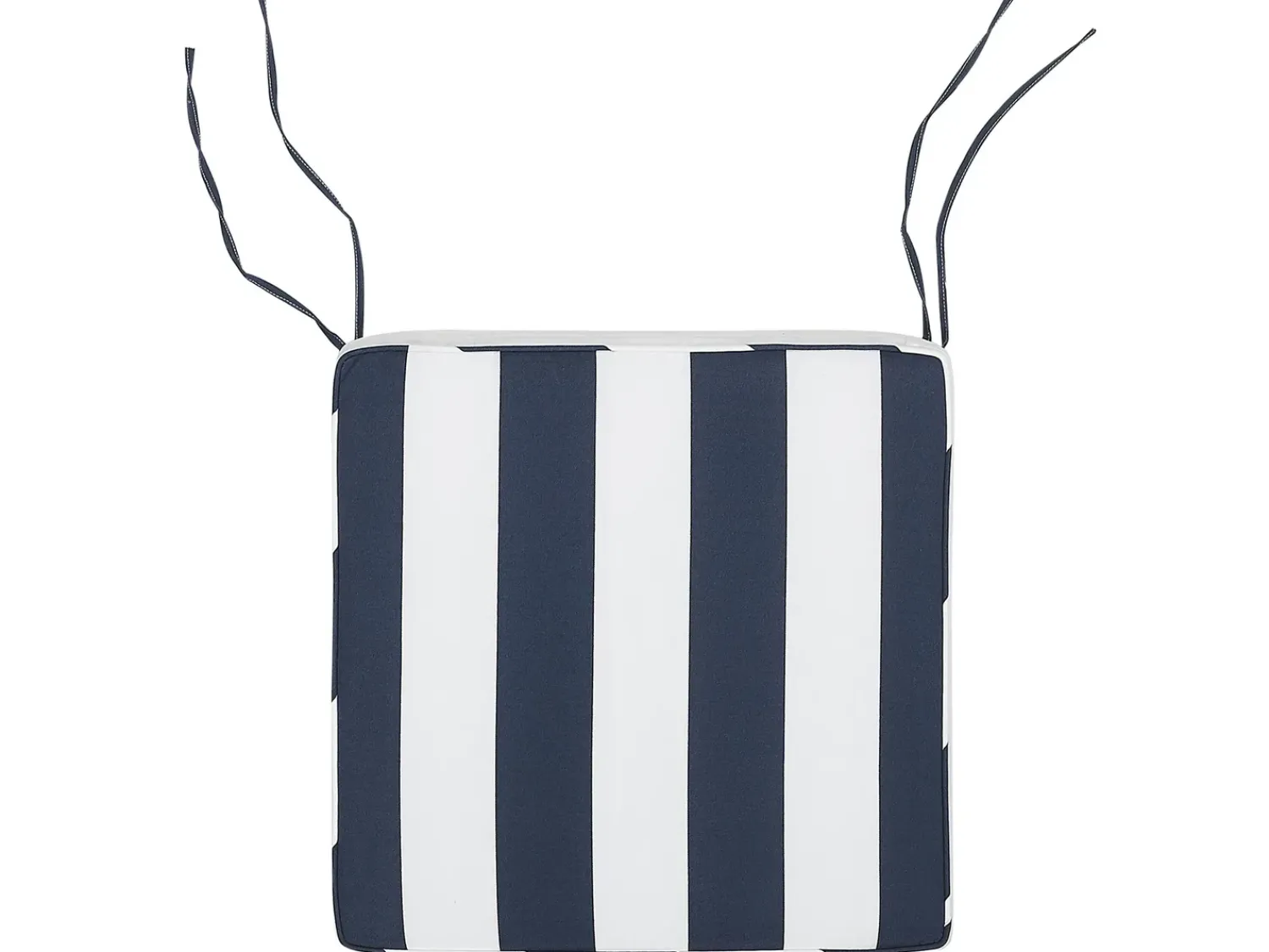 Online Beliani Cuscino per sedia SASSARI 46 x 46 cm Blu marino Bianco Blu