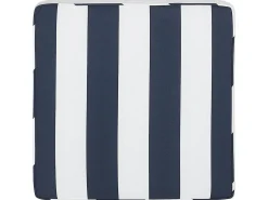 Online Beliani Cuscino per sedia SASSARI 46 x 46 cm Blu marino Bianco Blu