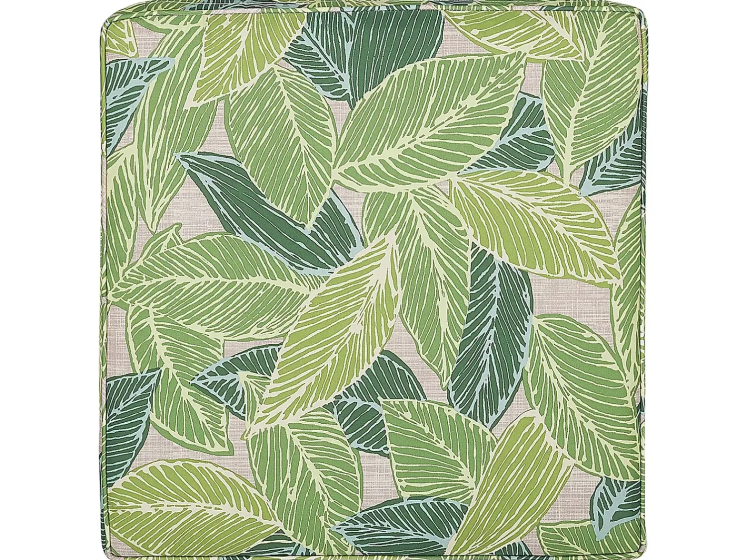Outlet Beliani Cuscino per sedia SASSARI 46 x 46 cm Verde chiaro Beige Verde