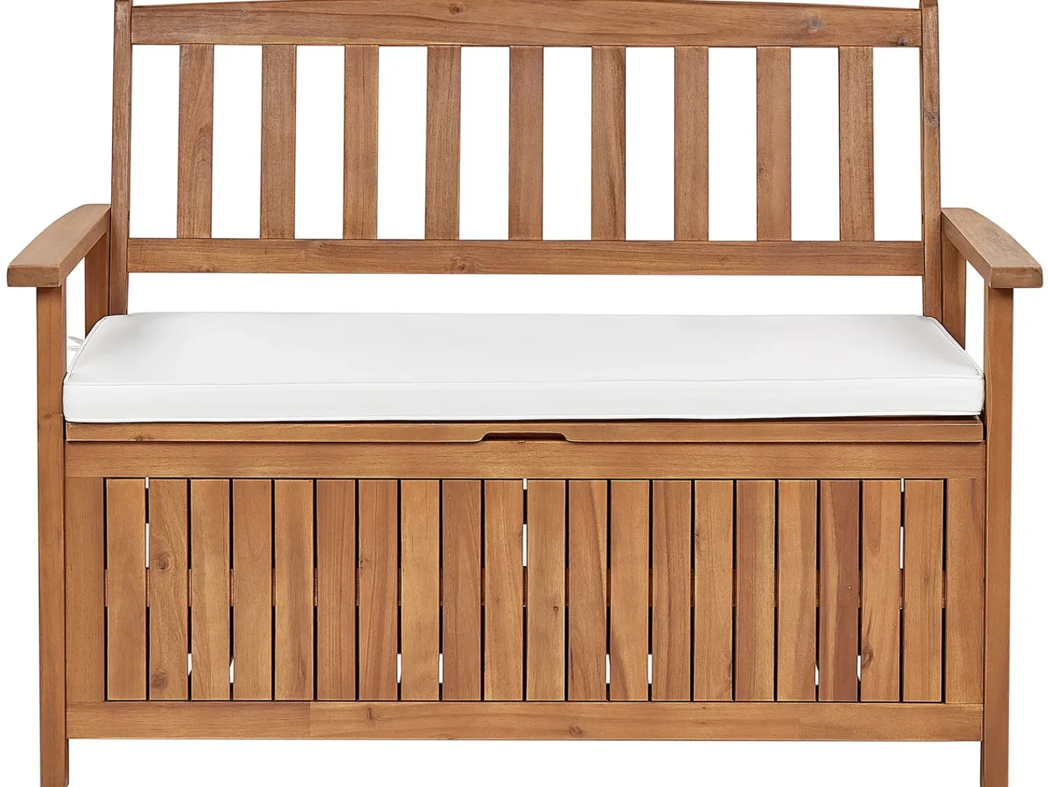 Outlet Beliani Cuscino per sedile a panca SOVANA 108 x 45 cm sporco Bianco
