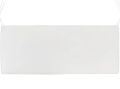 Outlet Beliani Cuscino per sedile a panca SOVANA 108 x 45 cm sporco Bianco