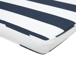 Hot Beliani Cuscino per sedile a panca VIVARA marino Blu