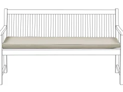 Best Beliani Cuscino per sedile a panca VIVARA 152 x 54 cm Beige