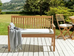 Hot Beliani Cuscino per sedile a panca VIVARA sporco Bianco