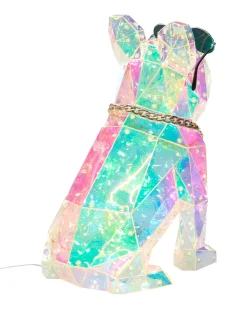 Beliani Decorazione a LED Cane JONKU Multicolore