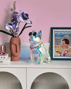 Beliani Decorazione a LED Cane JONKU Multicolore