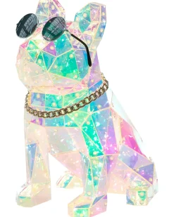 Beliani Decorazione a LED Cane JONKU Multicolore