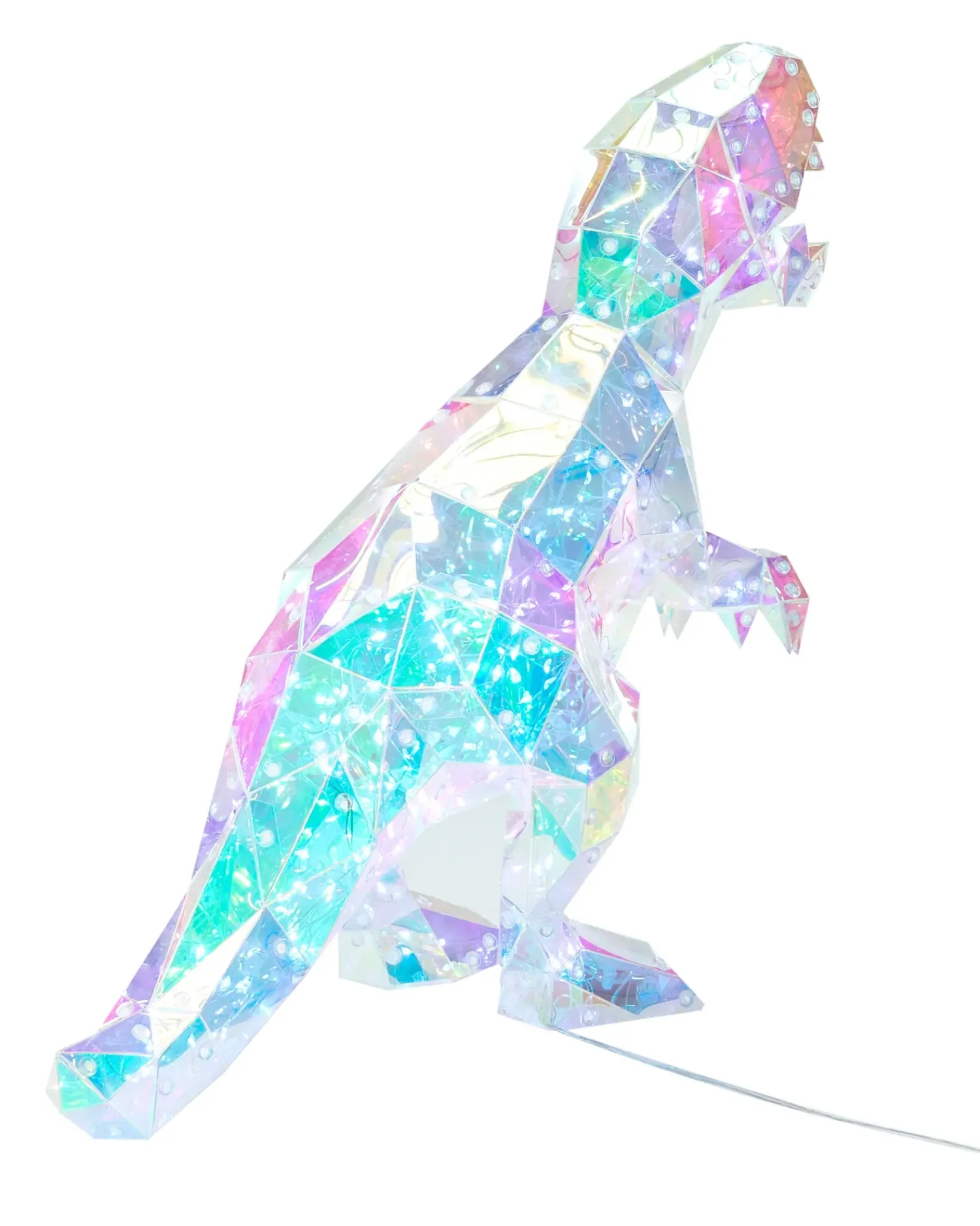 Hot Beliani Decorazione a LED Dinosauro TARJANEX Multicolore