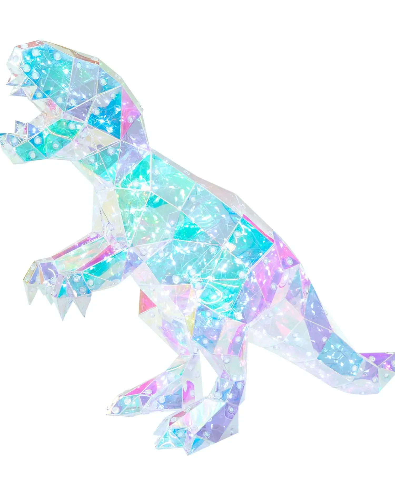 Hot Beliani Decorazione a LED Dinosauro TARJANEX Multicolore