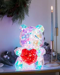 New Beliani Decorazione a LED Orsacchiotto RIGEL con App Multicolore