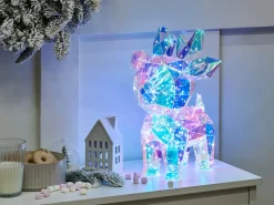 Online Beliani Decorazione a LED PIENI Renna 35 cm Multicolore