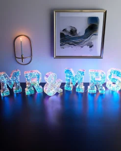 Clearance Beliani Decorazione a LED Testo POLLUX Multicolore
