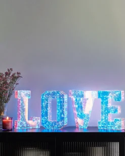 New Beliani Decorazione a LED Testo PROCYON Multicolore