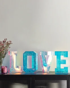 New Beliani Decorazione a LED Testo PROCYON Multicolore