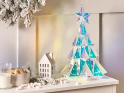Outlet Beliani Decorazione a LED UNUKA Albero di Natale 40 cm Multicolore
