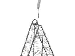 Discount Beliani Decorazione da appendere all'aperto LED KURULA Stella 58 cm Argento