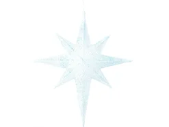Best Beliani Decorazione da appendere all'aperto LED OSMA Stella 67 cm Bianco